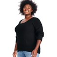 thumbnail image 4 of George Women's Plus Criss-Cross Back Sweater, 4 of 6