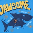 thumbnail image 4 of Hiiyo Kids Boys Sports Swimsuit Shark Print Short Sleeve Rashguard Shorts Hat Bathing Suit, 4 of 6