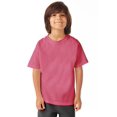thumbnail image 1 of Hanes T-Shirt à Manches Courtes Col Ras du Cou ComfortWash pour Garçons, TG, Coral Craze, 1 of 1
