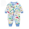 thumbnail image 1 of TZEWGL Long Sleeve Print Bodysuit For Newborn Playsuit For Kid Summer Holiday size 3-6M, 1 of 2