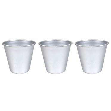 Miangastore Moules Antiadhésifs pour Tartelettes aux Oeufs 3 Pcs en Alliage d'Aluminium pour Gâteries de Cuisson