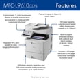 thumbnail image 3 of Brother MFCâL9610CDN Enterprise Color Laser AllâinâOne Printer with Fast Printing, Large Paper Capacity, and Advanced Security Features, 3 of 8