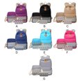 thumbnail image 4 of QualitChoice 3 Pieces Canvas Backpack Shoulder Organizer Set Large Capacity for Zipper Ethnic Style School Bags Causal Adjustable Travel Bag Blue, 4 of 6