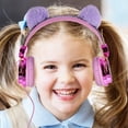 thumbnail image 3 of TEHAUX 1Pcs Kids Earphones Wired Pink Cartoon Style with Impact Resistant Material, 3 of 8