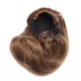 thumbnail image 3 of Chouchou Classique à Clipser en Forme de Beignet, Extension de Cheveux avec Cordon de Serrage, 3 of 6