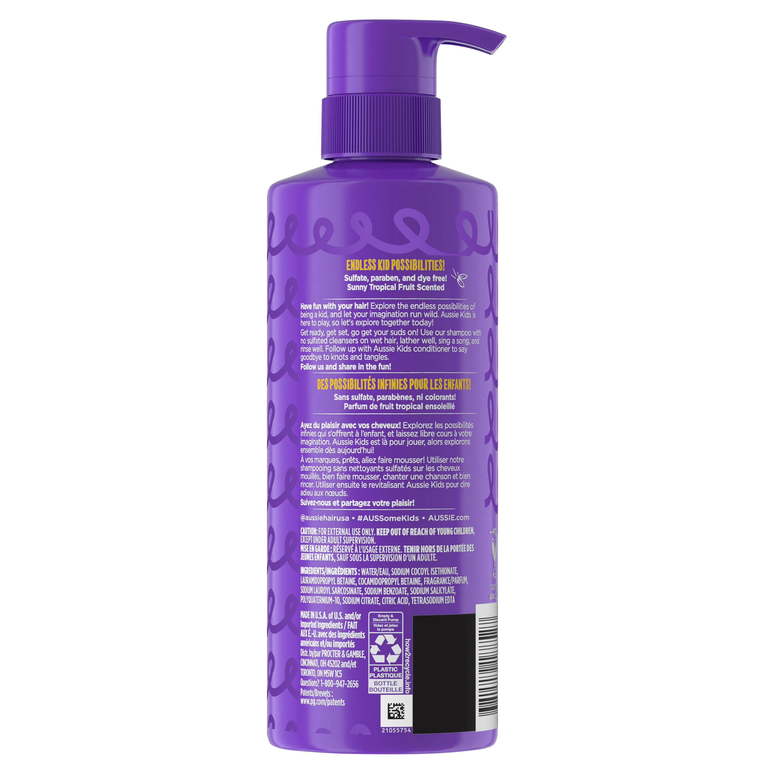 Aussie Kids Curly Sulfate Free Shampoo for Kids