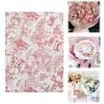 thumbnail image 2 of Under 10 Gift Wrapping Paper Floral Wrapping Paper Mini Roll White Flowers Gift Wrap Paper for Birthday Wedding Wrapping, 2 of 9