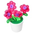 thumbnail image 2 of Vaidha DIY Hairy Flower Potted Craft Kit for Kids | Mother's Day Twisted Stick Activity | Includes 1x DIY Package with Mini Plastic Flower Pot & Colorful Hair Roots, 2 of 2