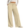 thumbnail image 1 of Women Pants Bell Bottoms Multi Colored Slim Trousers Ladies Work Leggings, 1 of 8