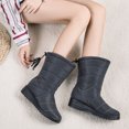 thumbnail image 1 of Bottes de Neige Imperméables Chaudes à Franges pour Femmes, 1 of 5