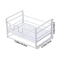 thumbnail image 3 of Dvkptbk Storage Rack Kitchen Sponge Draining Rack Household Sink Countertop Shelf Steel Wire Ball Soap Storage Shelf Storage & Organization, 3 of 6