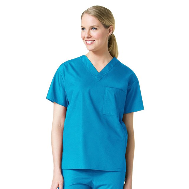 Core par Maevn Haut d'Uniforme Unisexe à Col en V, 1 Poche, Uni