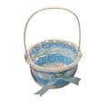 thumbnail image 2 of WKWeiS Petit Panier de Pâques Paniers de Pâques pour Enfants Panier Rond Petit Panier Tressé avec Poignée jusqu'à 40 % de Rabais, 2 of 6