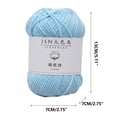 thumbnail image 3 of Birdeem 4 Strands of Combed Milk Cotton Thread Diy Doll Cotton Crochet Thread Wool Ball, 3 of 4