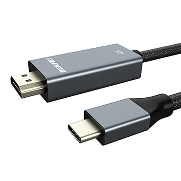 Câble USB-C vers HDMI, BENFEI 4K@60Hz Câble USB Type-C vers HDMI [Thunderbolt 3] Compatible avec MacBook Pro 2019/2018/2017, Samsung Galaxy S9/S8, Surface Book 2, Dell XPS 13/15 et Plus - 6 Pieds, g