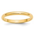 thumbnail image 1 of 14KY 2.5mm Demi-Rond Bande Taille 8.5 Taille 8.5, 1 of 3