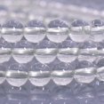 thumbnail image 3 of Bracelet Extensible en Perles Rondes de 6 mm en Quartz Naturel Clair, Pierre Précieuse, 6,5 Pouces, 3 of 3