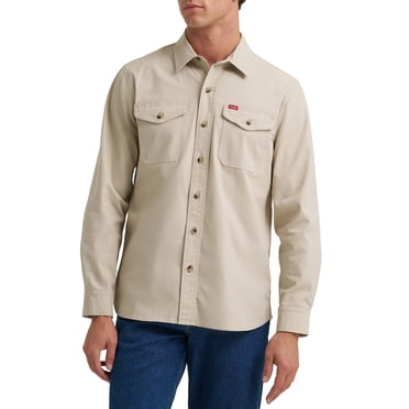 Wrangler® Mens LS Heritage Solid Shirt