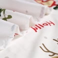 thumbnail image 4 of Hitime Full Size 4-Piece Christmas Sheet Set - Ultra Soft & Breathable Polyester Bed Sheets, All Season Cooling Bedding with Deep Pockets, Wrinkle & Fade Resistant (Christmas Pattern), 4 of 8