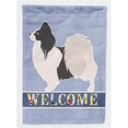 thumbnail image 1 of Carolines Treasures BB8322GF Papillon Welcome Flag Garden, 1 of 3