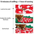 thumbnail image 3 of Snuffle Mat for Dogs  Snuffle Fedding Mat 50cm Interactive Dog Toys Encouraging Natural Foraging Skills Training Dog Treat Feeding Mat Portable for Stress Relief and Slow Feeding Red, 3 of 8