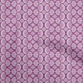thumbnail image 1 of oneOone Cotton Silk Purple Fabric Asian Block Craft Project Decor Fabric Printed by The Yard 42 Inche Wide-7613, 1 of 4