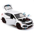 thumbnail image 3 of CUITING Alliage+ABS+caoutchou 1 32 Voiture Modèle Moulée sous Pression Son et Lumière Cadeau pour Honda Civic Type R, 3 of 3