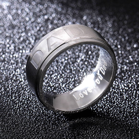 zanvin Jewelry Men Jewelry Fashion Letter Men's Titanium Steel Jewelry 1pc
