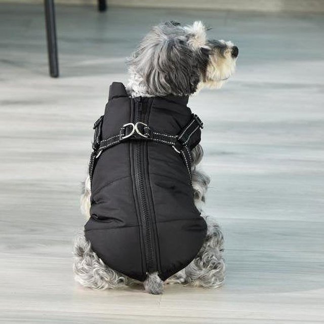 Warm Dog Jacket Snowproof Windproof Waterproof Dog Winter Coat for Cold Weather - Soft Fleece Lining and Warm Thick Padded Dog Snow Coat for Puppy Small Medium Large Dogs