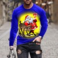 thumbnail image 2 of Pompotops T-Shirt pour Hommes Décontracté à Col Rond à Manches Longues, Chandail, Imprimé 3D, Imprimé Réaliste, en Solde, 2 of 4