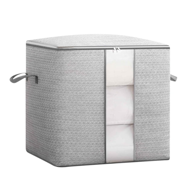 zanvin Bedding Clothes Storage Bins , Folding Wardrobe Storage Box Sweater Pants Organizing Box Drawer Style Bedroom Storage Box