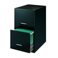 thumbnail image 1 of 2-Drawer Cabinet, Black, 1 of 1