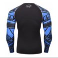 thumbnail image 4 of RUNQHUI Men's Long Sleeve Rash Guard Shirt Swimwear UV UPF 50+ Protection Swim Shirt Wetsuit Tops Type D XXL, 4 of 4