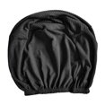 thumbnail image 4 of Siruishop Ottoman Cover Removable Solid Color Foot Stool Cover for Bedroom Living Room Black, 4 of 8