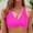 🔥 Hot Pink, variant on Sentmoon Swimsuits Women Curvy Women's Bathing Suits Wireless Tummy Control Push Up Solid Color Plus Size Spaghetti Strap Women's Bikini Swimsuits Summer Beach Supplies