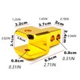 thumbnail image 3 of Maoww Shock Absorber Heightening Aluminum Alloy Motor Parts Fine Workmanship Exclusive Sturdy Motorcycle Accessory Engine Man Purple, 3 of 8