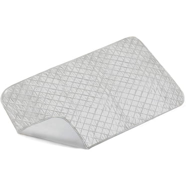 Tapis de Repassage, Couverture de Repassage de Voyage portable, Épaissie, Résistante à la Chaleur, Tapis de Repassage pour Laveuse, Sécheuse, Dessus de table, Plan de Travail, Petite Planche à Repasser (48 x 85 cm)