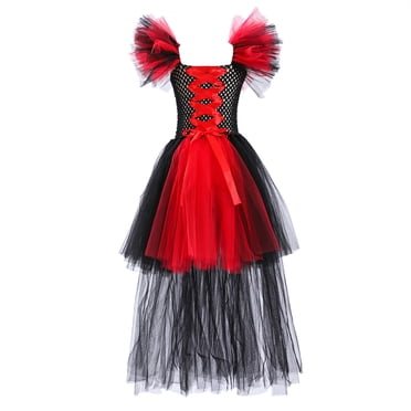 GDREDA Stunning Girls Dresses for Kids - Elegant Witch Halloween with Rainbow Tutu Design for Dress Up Parties and Events C,12-18 Months