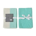 thumbnail image 1 of 3 Pack Dual Waffle Kitchen Towel Set (Seafoam), 1 of 1