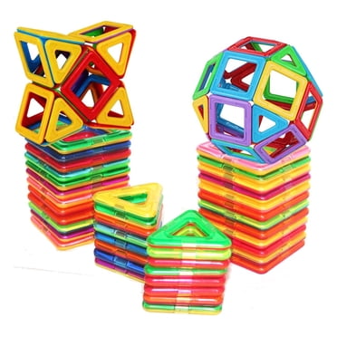 GRM Magnetic Tiles Building Blocks Toys by (40 PCS), Magformers compatible