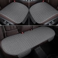 thumbnail image 1 of Cheap Seat, Car Seat Cushion Set of 3, Non-Slip Car Seat Pad for Summer Breathable and Refreshing, Pack of Car Seat Cushion for Front and Back Seat, Gray, Front:51x50cm，Rear :134x50cm, 1 of 7