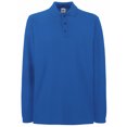 thumbnail image 1 of Fruit Of The Loom Mens Premium Long Sleeve Polo Shirt, 1 of 2