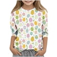thumbnail image 1 of Vous Êtes Plus Qu'un Test de Score Style Chemise Enfants Jour de Pâques Imprimé Manches 3/4 Col Rond Haut Décontracté Garçons Chemises Manches Longues Taille 12-14 Jeunes, 1 of 6