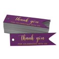 thumbnail image 1 of Inkdotpot Real Gold Foil Thank You For Celebrating With Us Bridal Shower Tags Favor Hang Paper Tags 50 Pieces, 1 of 6