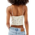 thumbnail image 4 of Gupgi Women's Camisole Tops Sleeveless V Neck Irregular Ruffle Tops Tie Up Crop Tops, 4 of 7