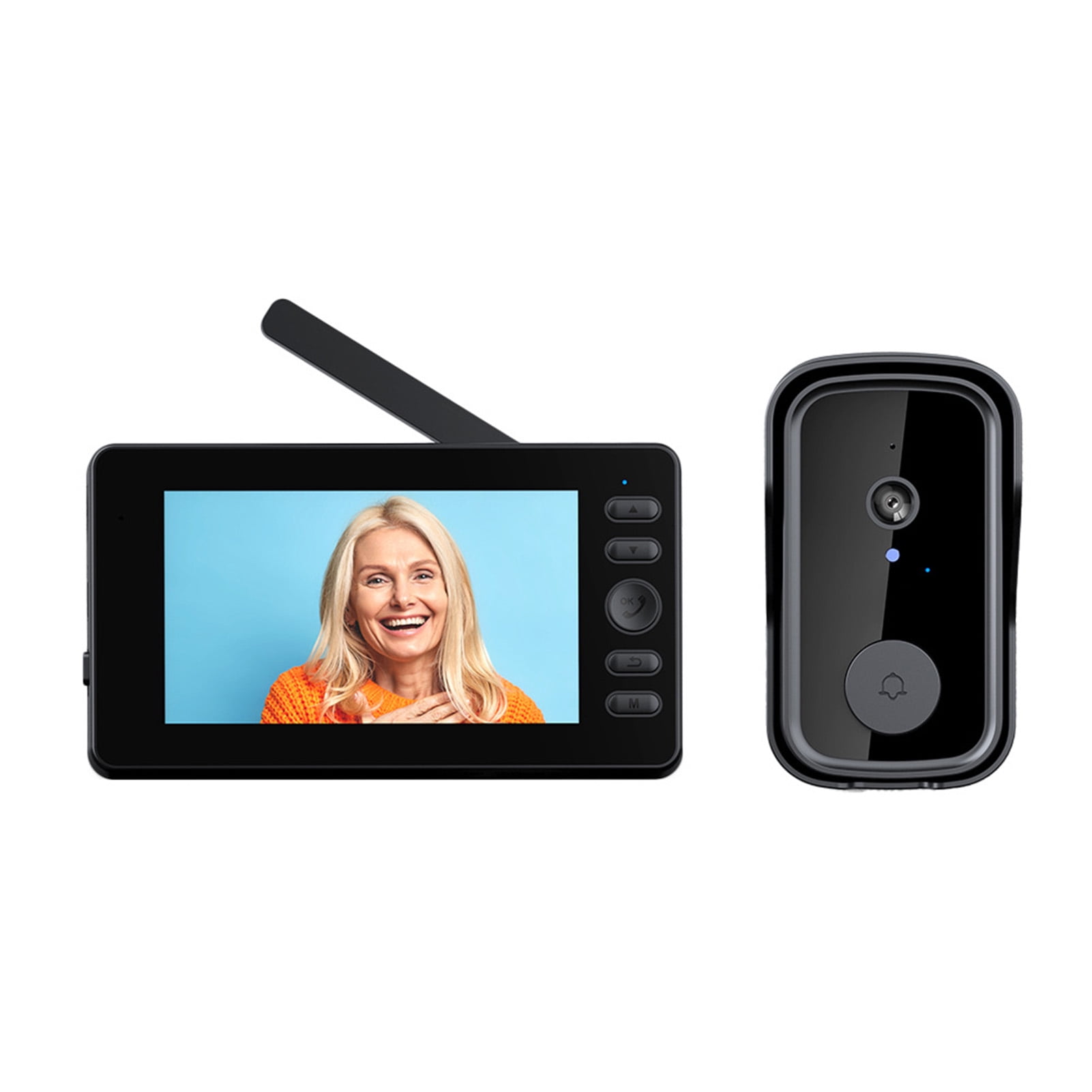 Maytalsory Wireless Video Doorbell With Video Intercom And Ringtone Video Doorbell: Capture Doorbell Camera Wifi Door Camera
