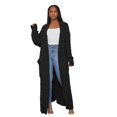 thumbnail image 2 of Chandail à Manches Longues pour Femmes, chandail-Over, Automne Hiver, Cardigan Décontracté en Tricot, 2 of 4