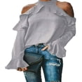 thumbnail image 1 of Hauts à Manches Longues Slim Fit Licol Froid pour Femmes, 1 of 3