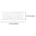 thumbnail image 2 of Minkissy 1Set Grass Volleyball Net Replacement Equipment For Families Friends Recreational Games 374X39X0.16In, 2 of 7
