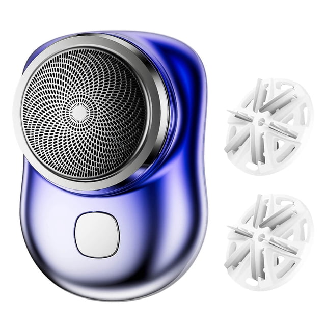 RKSTN Rasoir de Poche pour Hommes, Mini-Rasoir Portable Format de Poche Rasoir Portable Humide et Sec Rasoir USB Rechargeable pour Hommes Chargement Facile un Bouton